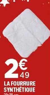 LA FOURRURE SYNTHÉTIQUE