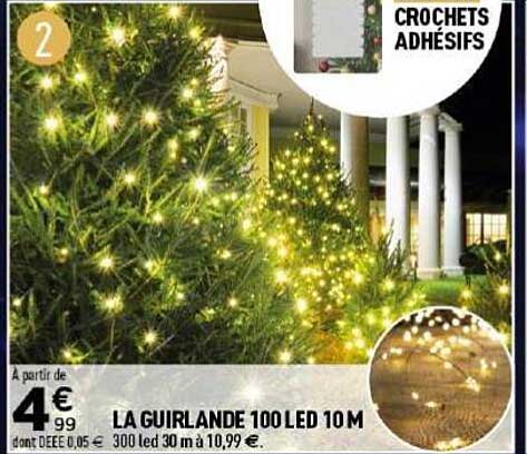 LA GUIRLANDE 100 LED 10 M