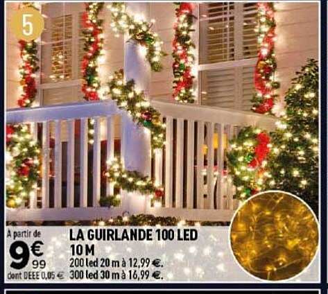 LA GUIRLANDE 100 LED 10 M
