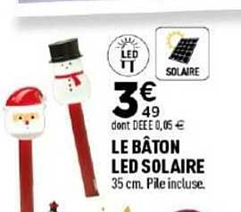 LE BÂTON LED SOLAIRE