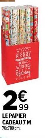 LE PAPIER CADEAU 7 M