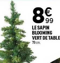 LE SAPIN BLOOMING VERT DE TABLE