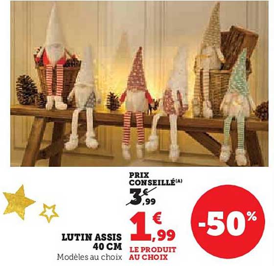 LUTIN ASSIS 40 CM