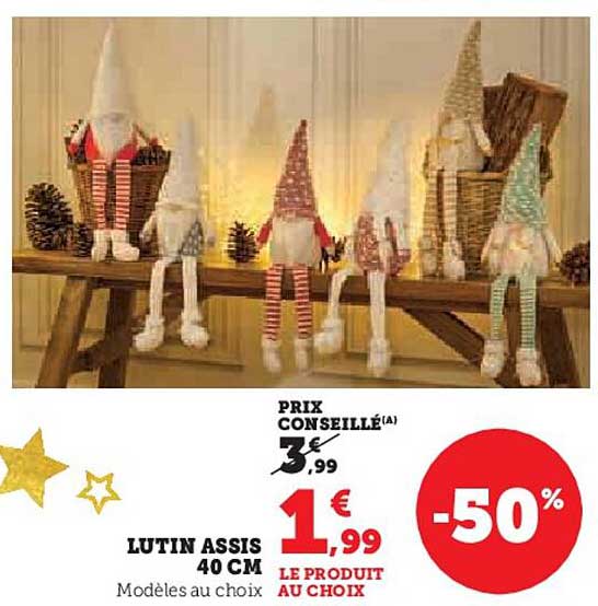 LUTIN ASSIS 40 CM