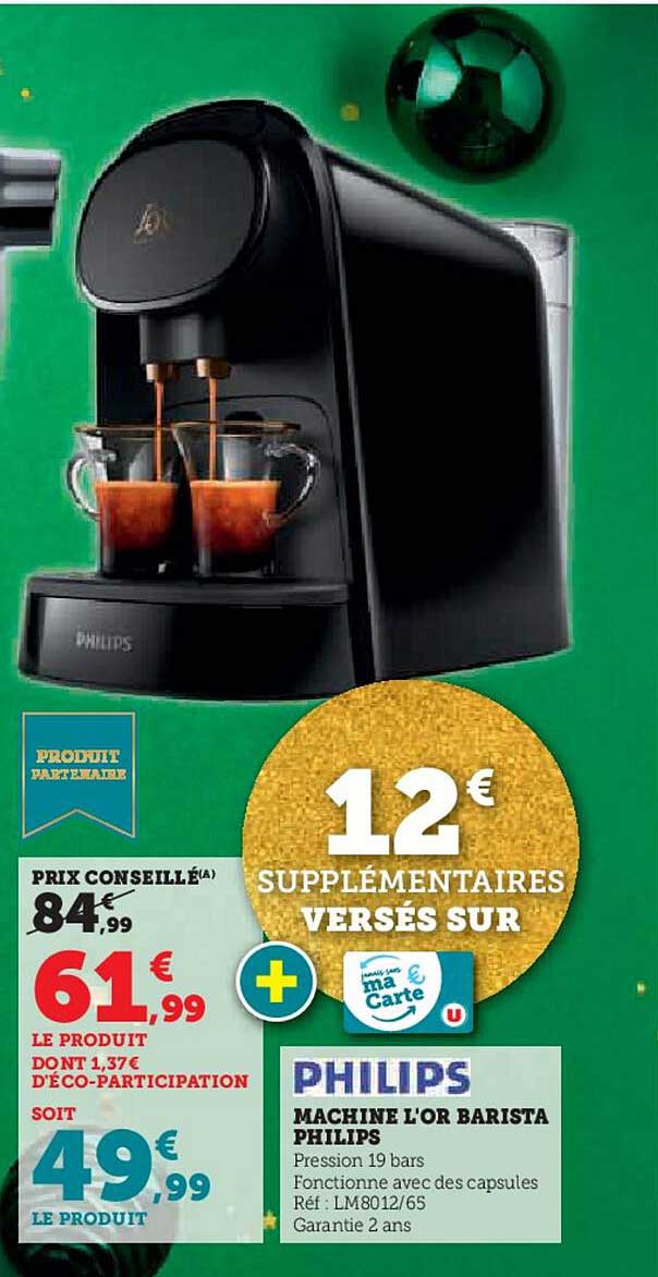 MACHINE L'OR BARISTA PHILIPS