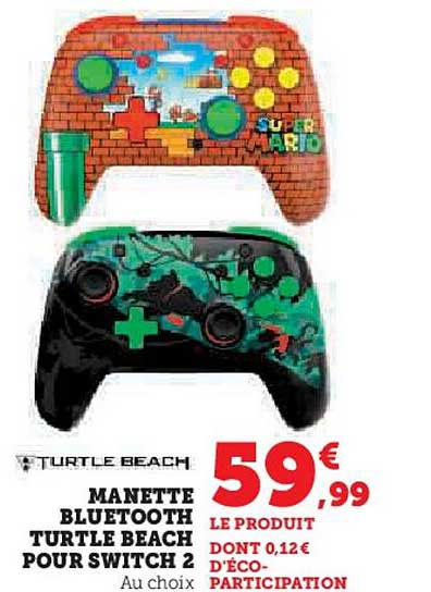 MANETTE BLUETOOTH TURTLE BEACH POUR SWITCH 2