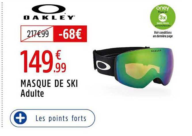 MASQUE DE SKI Adulte