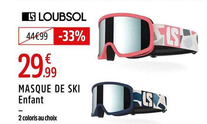 MASQUE DE SKI Enfant