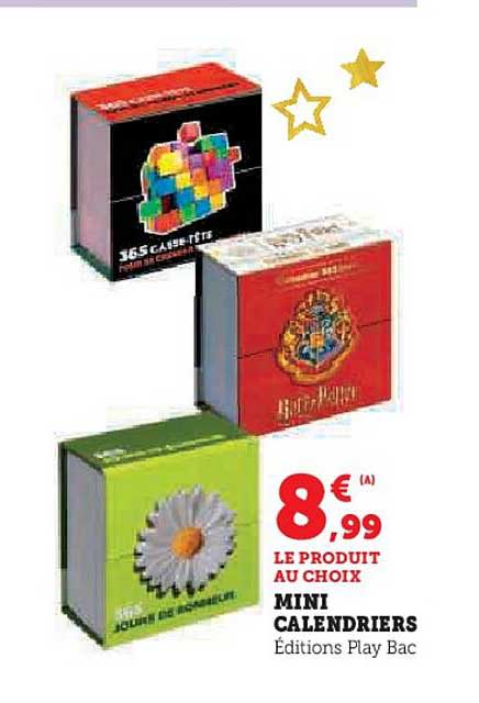 MINI CALENDRIERS