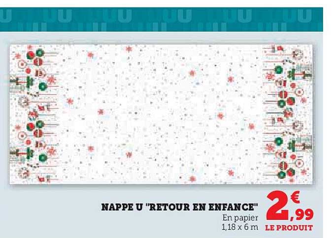 NAPPE U "RETOUR EN ENFANCE"