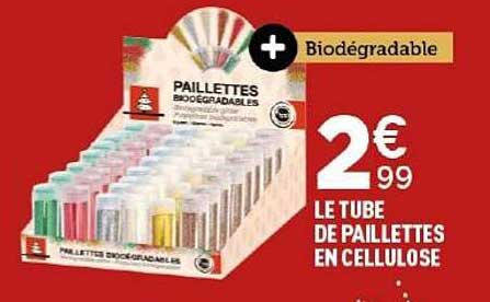 Paillettes Biodegradables