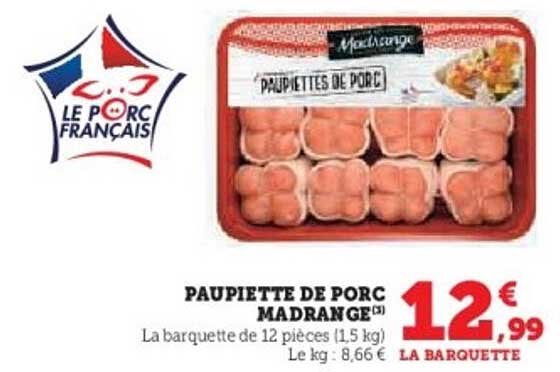 PAUPIETTE DE PORC MADRANGE