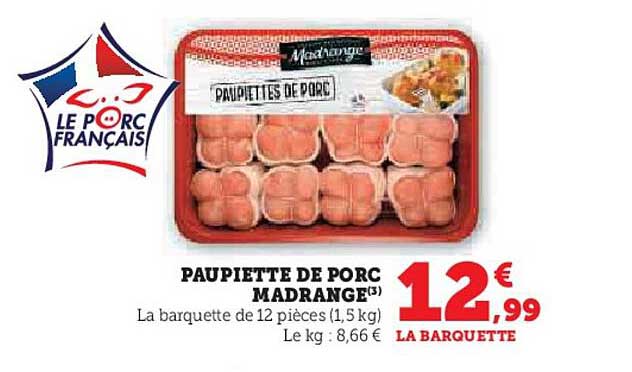 PAUPIETTE DE PORC MADRANGE