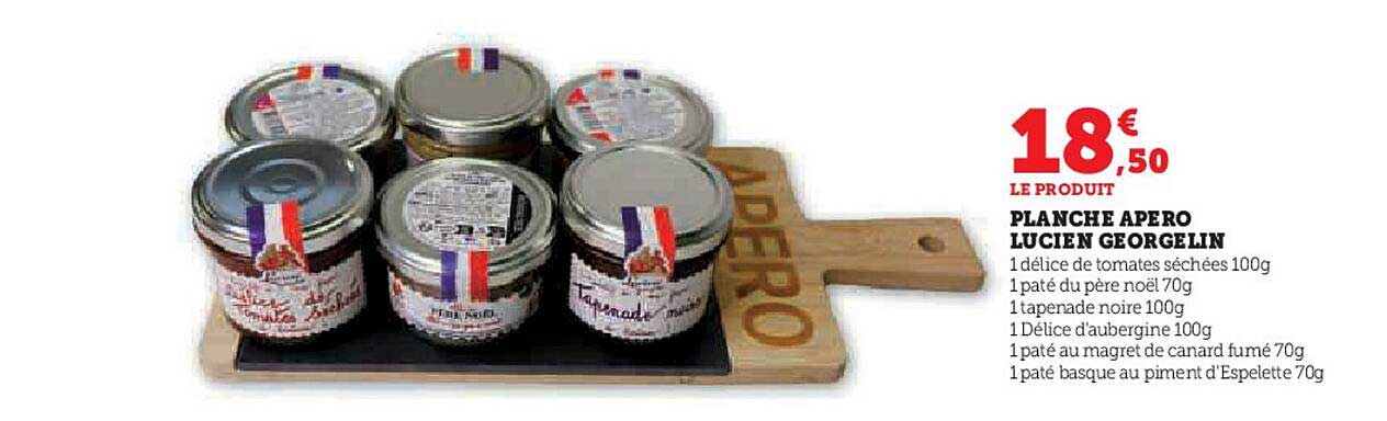 PLANCHE APERO LUCIEN GEORGELIN