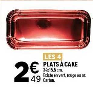 PLATS À CAKE