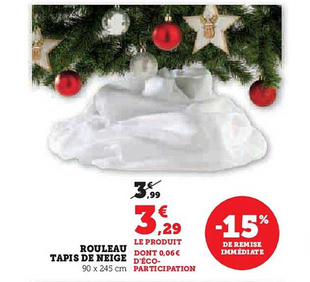 ROULEAU TAPIS DE NEIGE