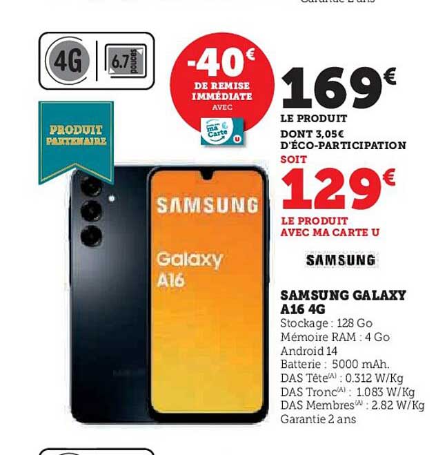 SAMSUNG GALAXY A16 4G