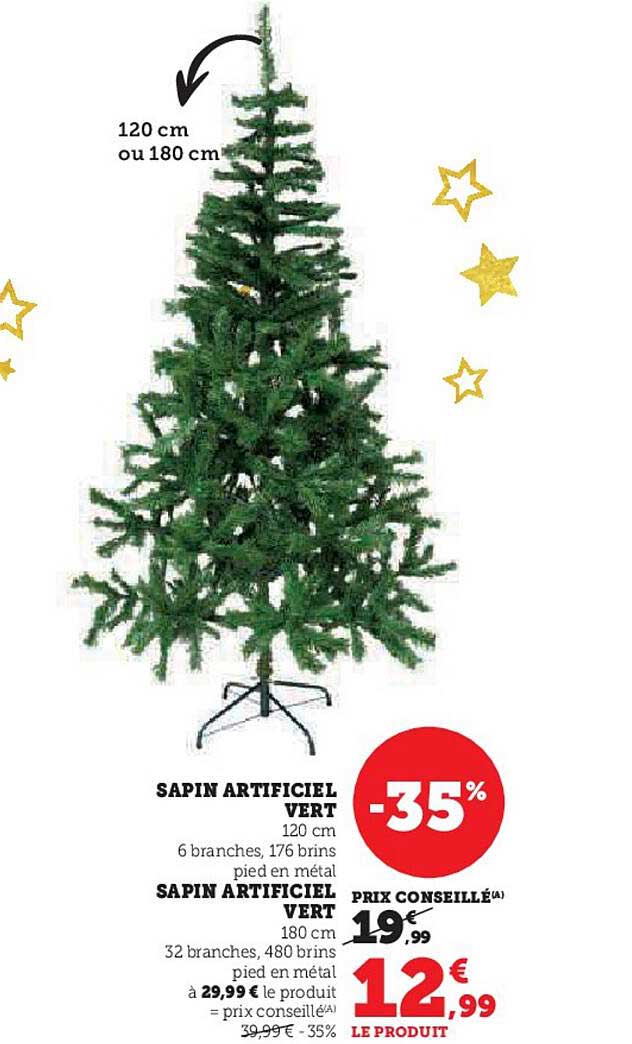 SAPIN ARTIFICIEL VERT