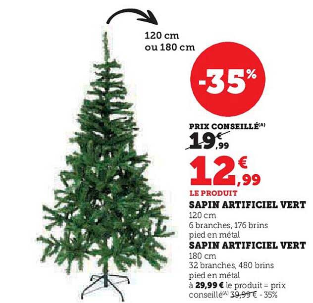 Sapin Artificiel Vert