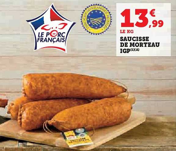 SAUCISSE DE MORTEAU IGP