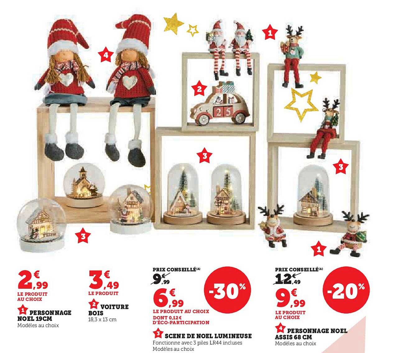 SCÈNE DE NOËL LUMINEUSE