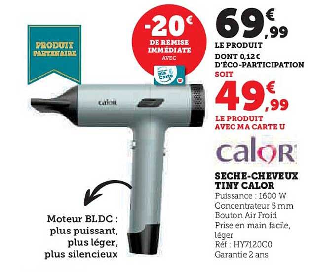 Sèche-Cheveux Tiny Calor