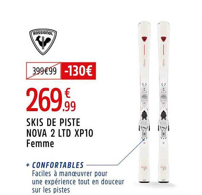 SKIS DE PISTE NOVA 2 LTD XP10 Femme