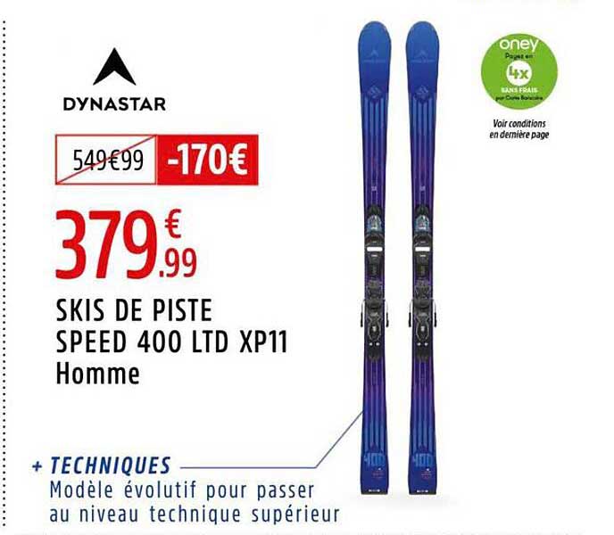 SKIS DE PISTE SPEED 400 LTD XP11 Homme