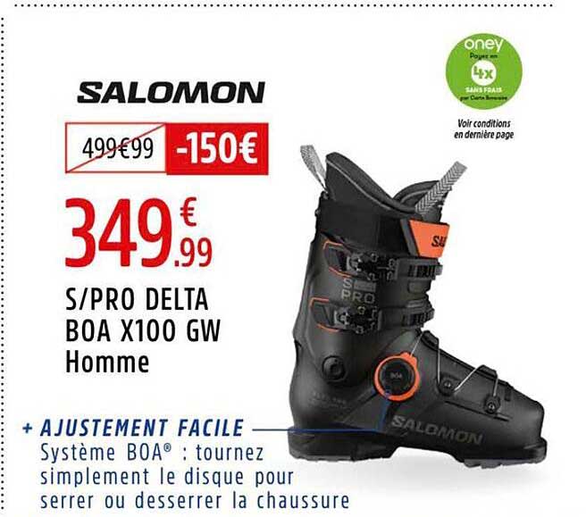 S/PRA DELTA BOA X100 GW Homme