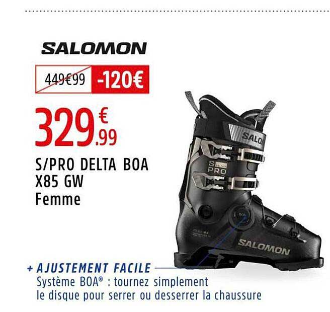 S/PROMO DELTA BOA X85 GW Femme