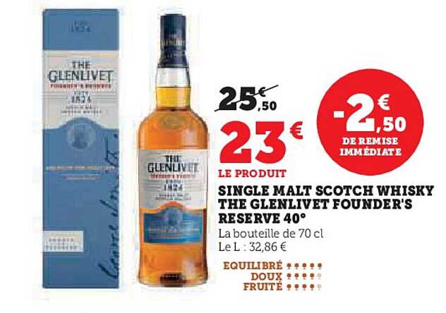 The Glenlivet Founder’s Reserve 40°