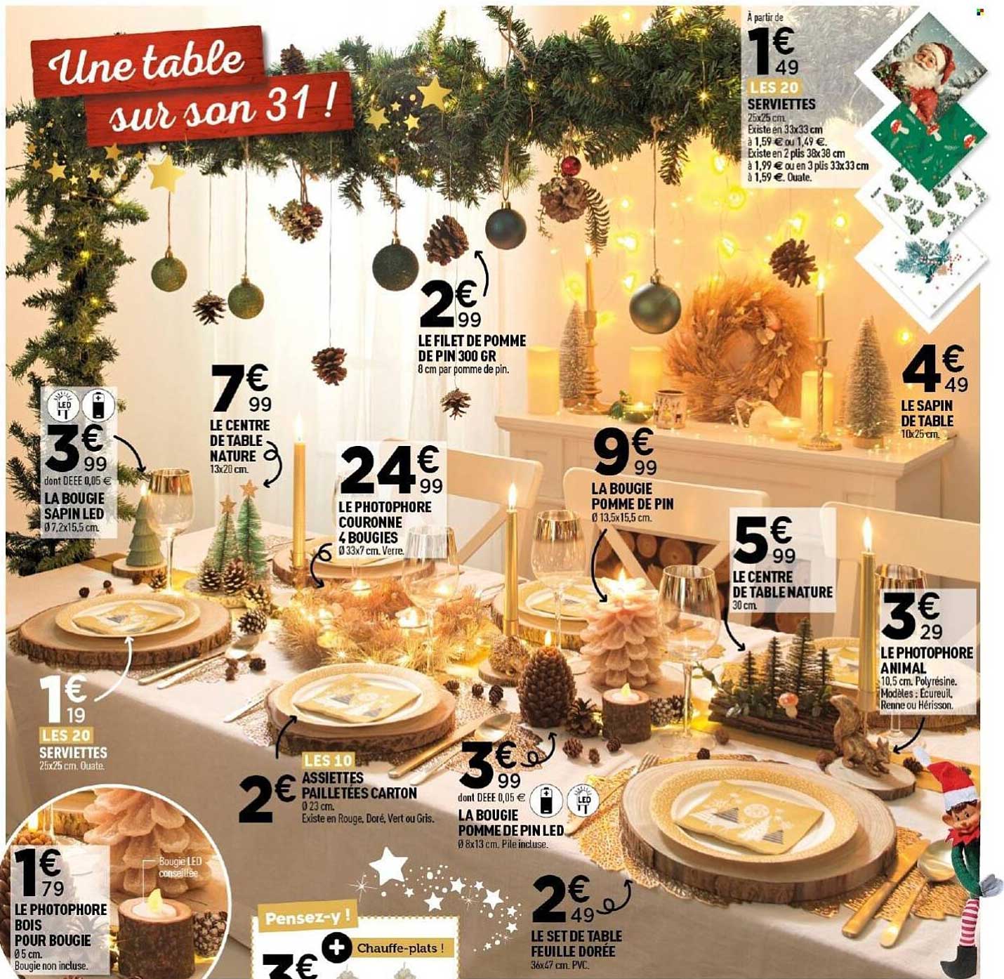 Une table sur son 31 !