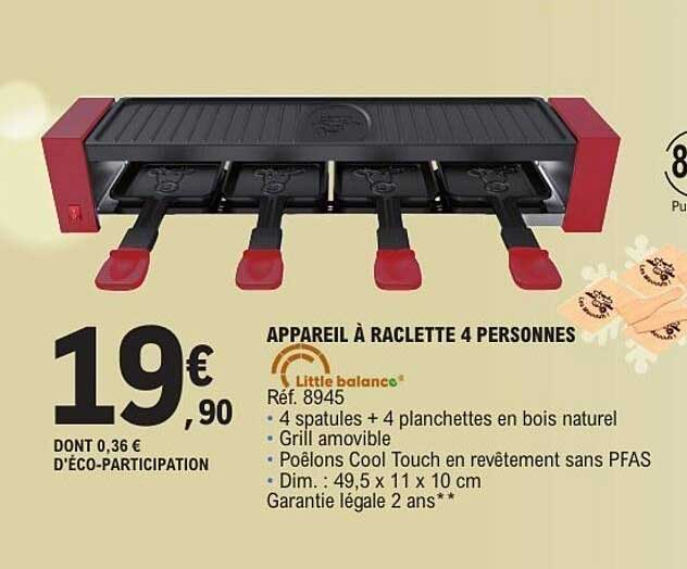 Appareil A Raclette Leclerc
