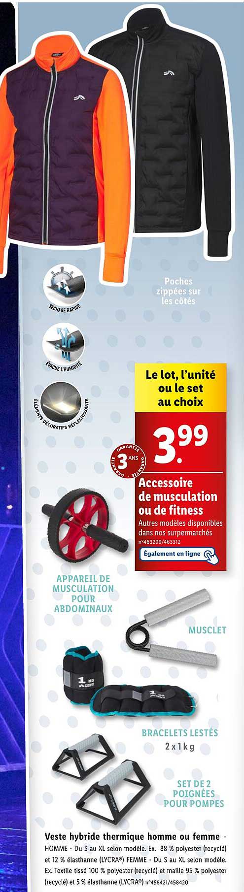 Accessoire de musculation ou de fitness