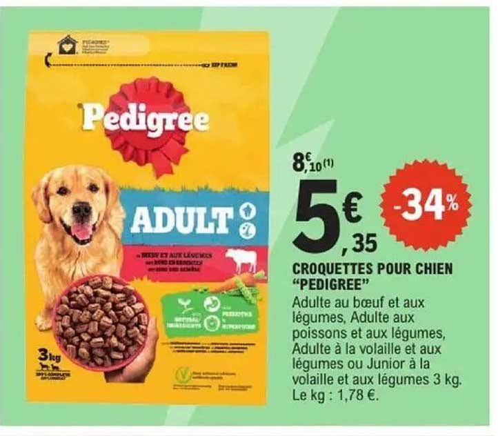 CROQUETTES POUR CHIEN "PEDIGREE"