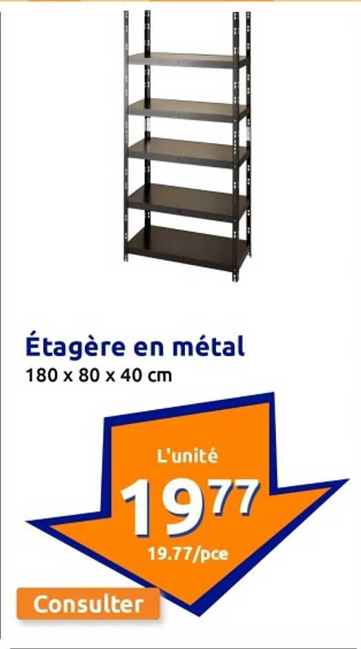 Promo Étagère En Métal chez Action
