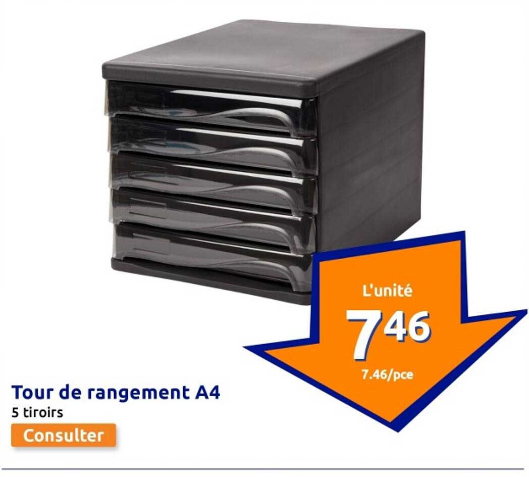 Tour de rangement A4