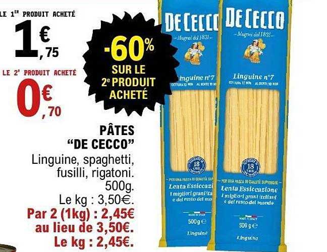 PÂTES "DE CECCO"
