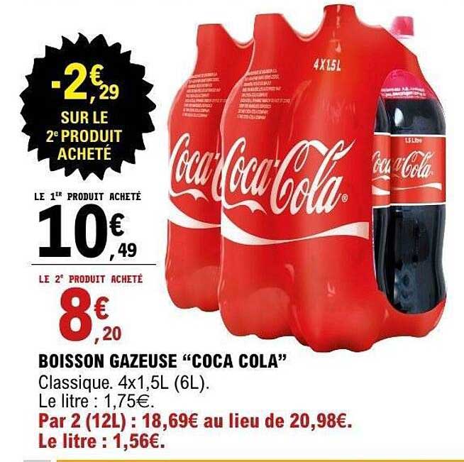 Promo Boisson Gazeuse 