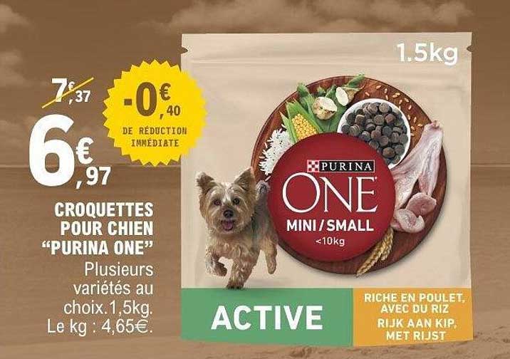 CROQUETTES POUR CHIEN “PURINA ONE”