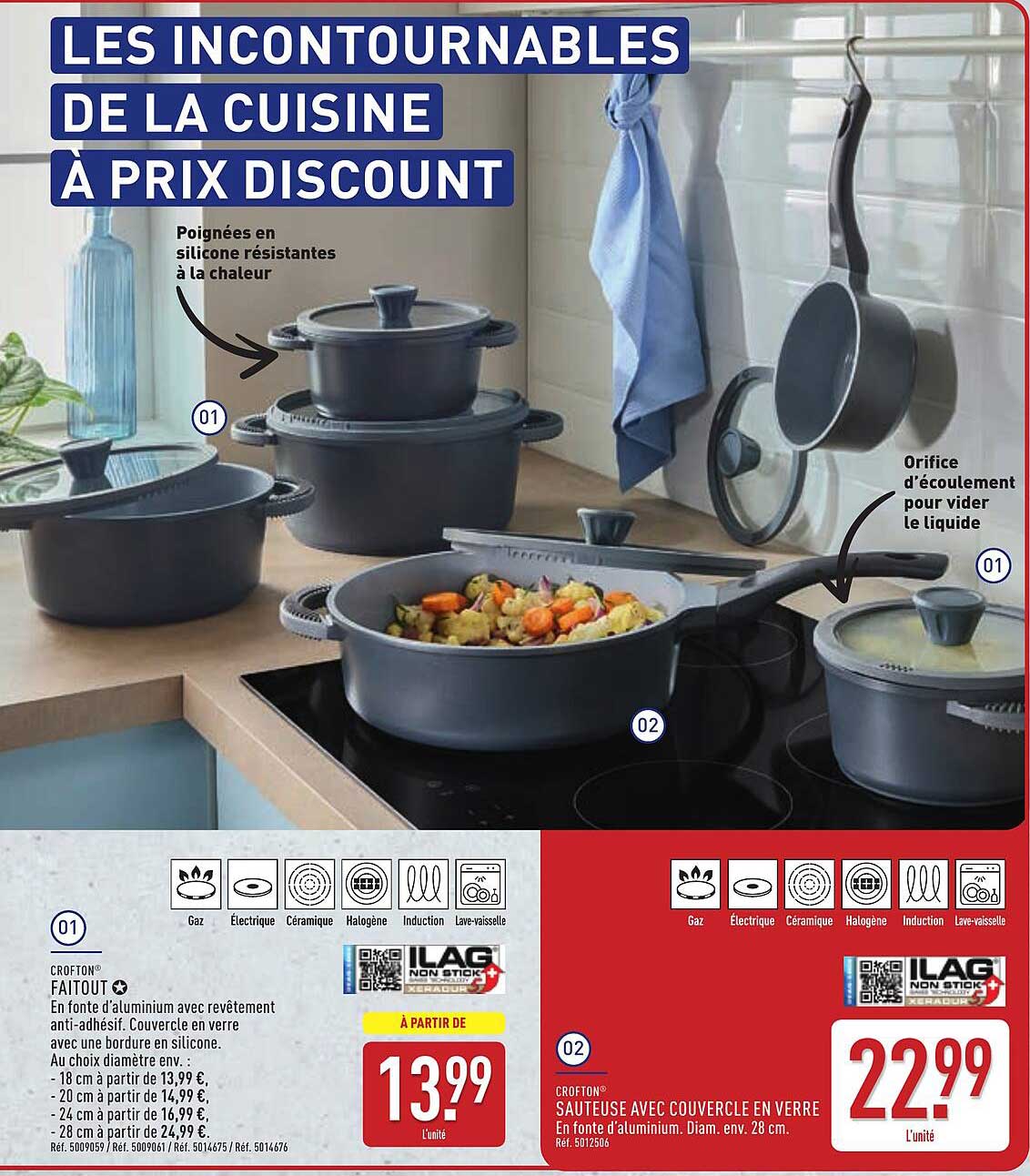 LES INCONTOURNABLES DE LA CUISINE À PRIX DISCOUNT