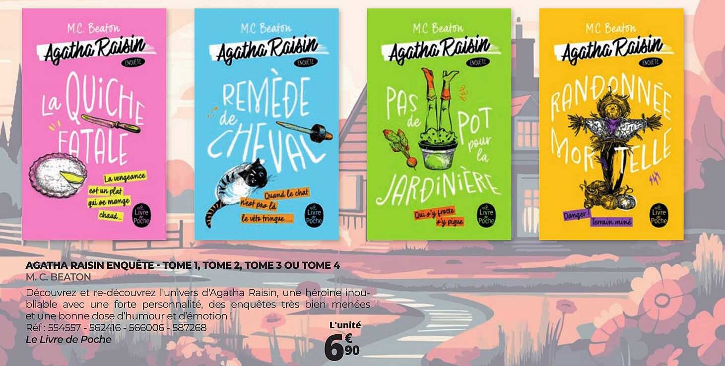 AGATHA RAISIN ENQUÊTE - TOME 1, TOME 2, TOME 3 OU TOME 4