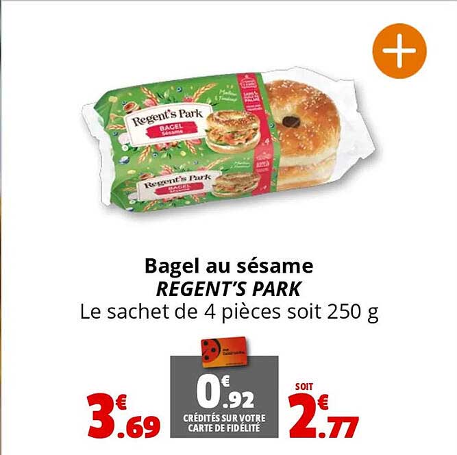 Bagel au sésame REGENT'S PARK