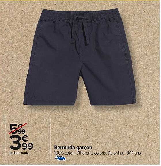 Bermuda garçon