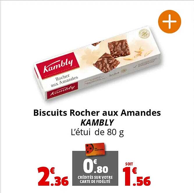 Biscuits Rocher aux Amandes KAMBLy
