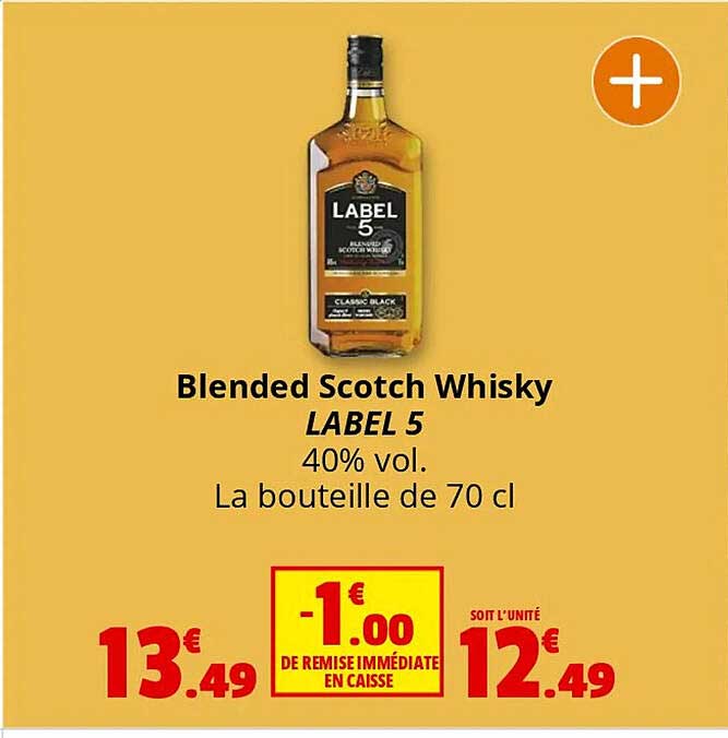 Blended Scotch Whisky LABEL 5