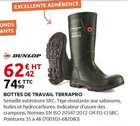 BOTTES DE TRAVAIL TERRAPRO