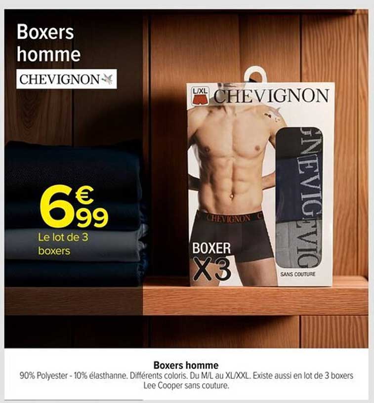 Boxers homme