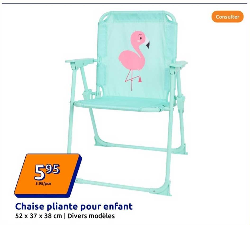 Chaise pliante pour enfant
