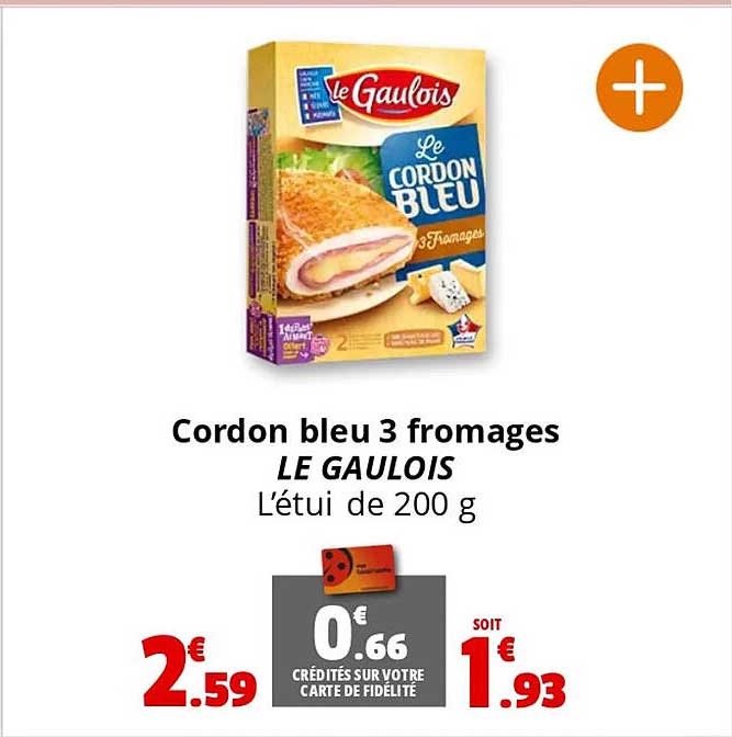 Cordon bleu 3 fromages